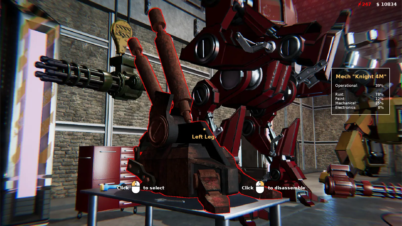 Скриншот 7 игры Mech Mechanic Simulator