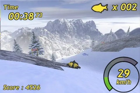 Скриншот 3 игры Tux Rider World Challenge