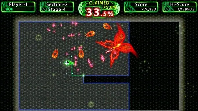 Скриншот 2 игры QIX++