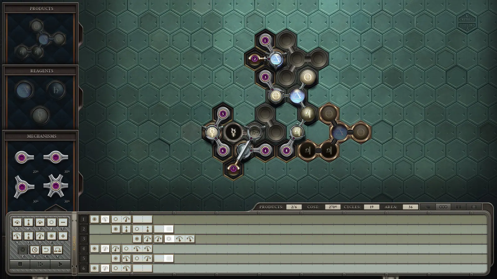 Скриншот 3 игры Opus Magnum