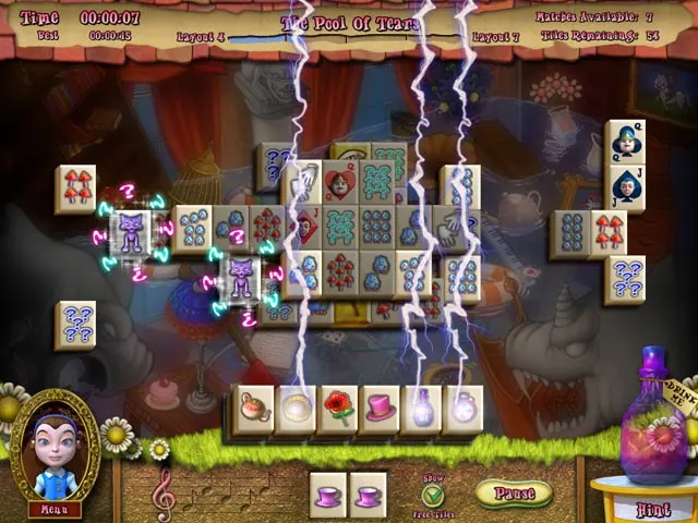 Скриншот 4 игры Alice's Magical Mahjong