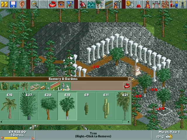 Скриншот 2 игры RollerCoaster Tycoon