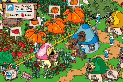 Скриншот 2 игры Smurfs' Village