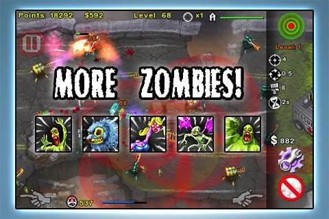 Скриншот 2 игры Zombie Attack! Bridge Defense