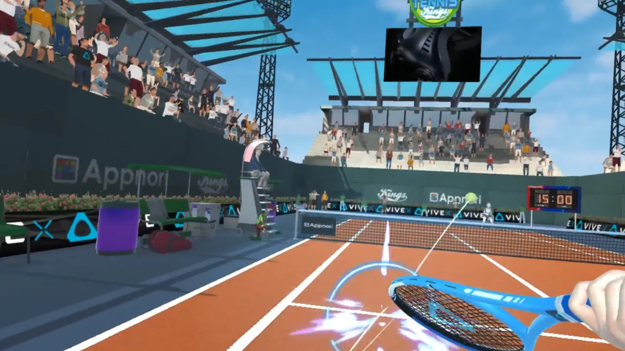 Скриншот 3 игры Tennis Kings VR