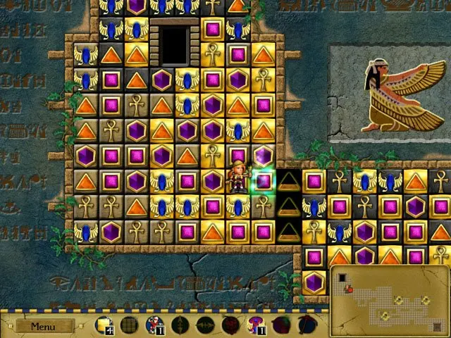 Скриншот 3 игры Jewels of Cleopatra