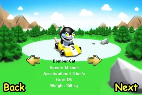Скриншот 2 игры Kart Toons Racing