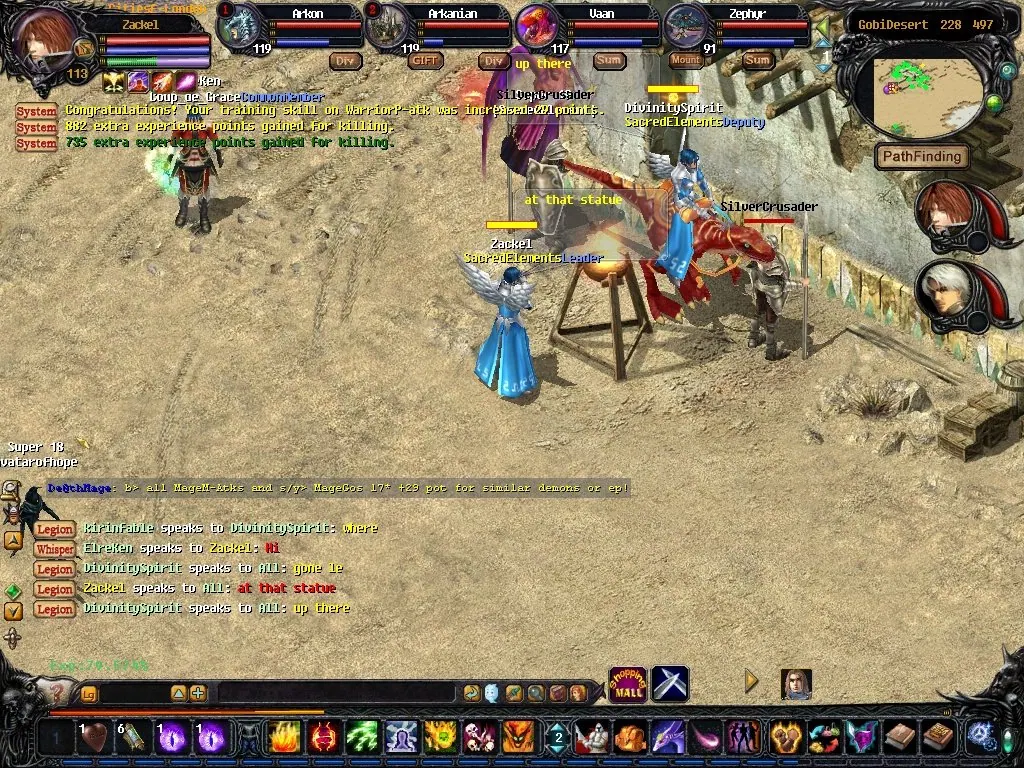 Скриншот 7 игры Eudemons Online: Dawn of Romance