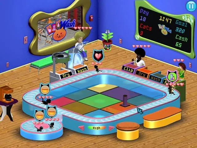 Скриншот 4 игры Cat Wash