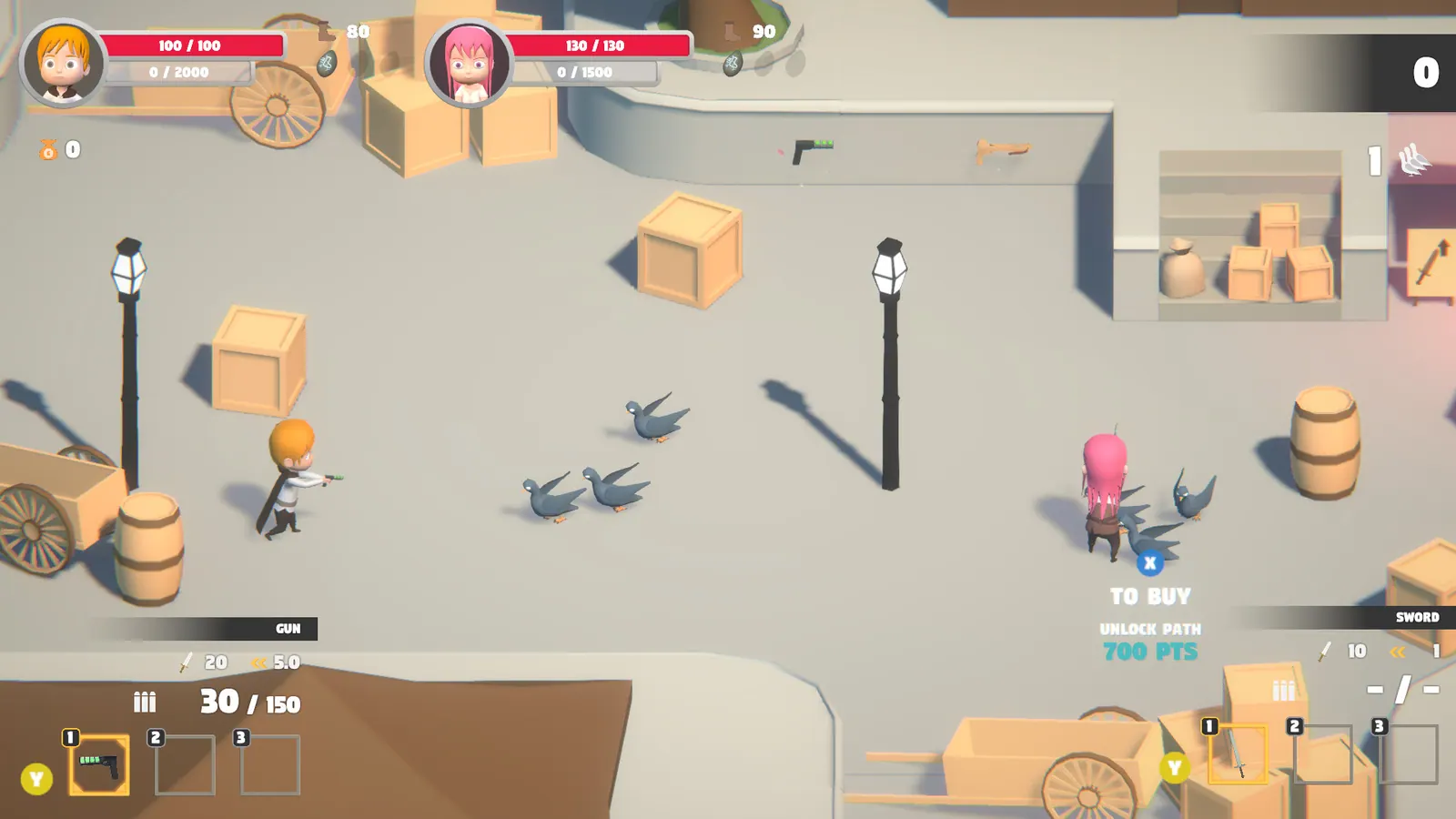 Скриншот 6 игры Pigeons Attack