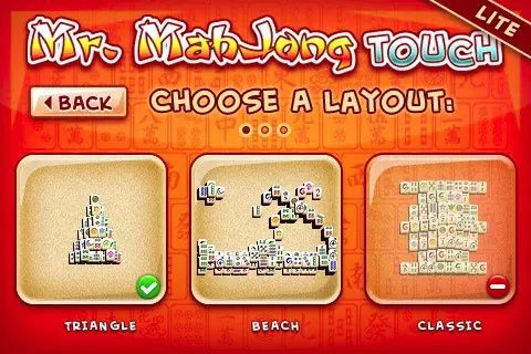 Скриншот 2 игры Mahjong Touch