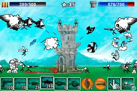 Скриншот 3 игры Cartoon Defence