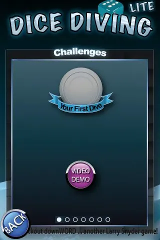 Скриншот 2 игры Dice Diving