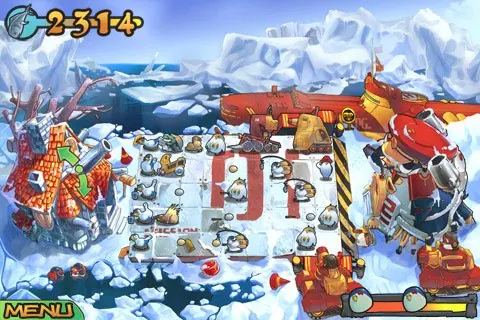 Скриншот 3 игры Bear Vs Penguins