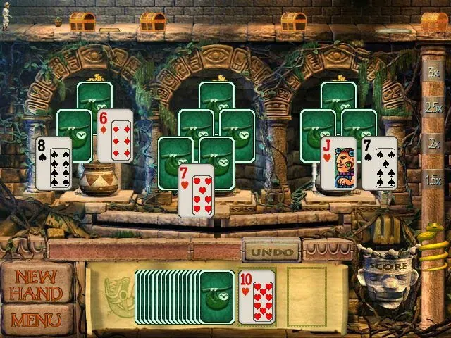 Скриншот 3 игры Tri-Peaks Solitaire To Go