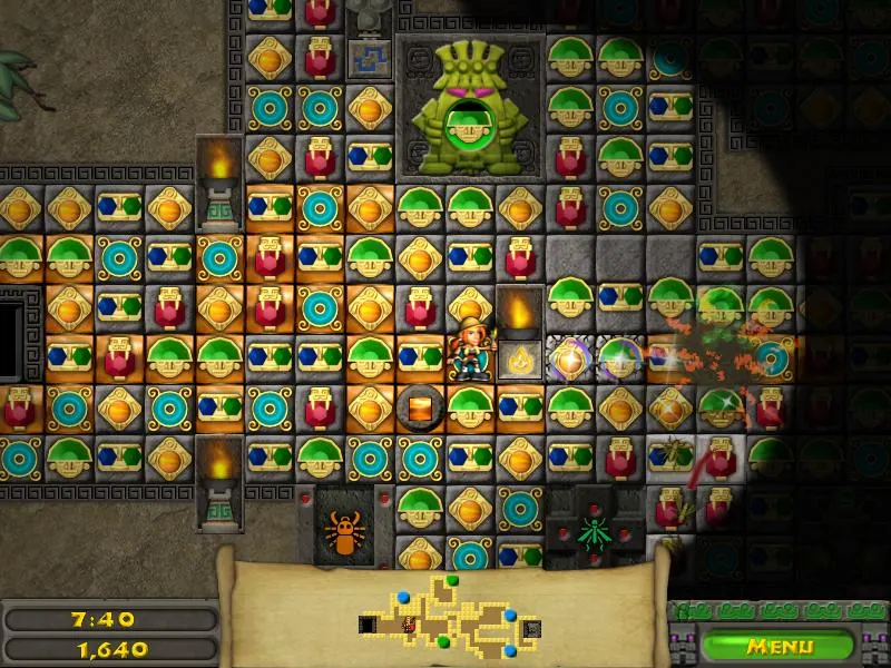 Скриншот 3 игры Jewels of Cleopatra 2: Aztec Mysteries