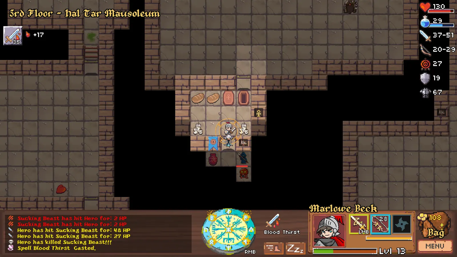 Скриншот 7 игры Paper Dungeons Crawler