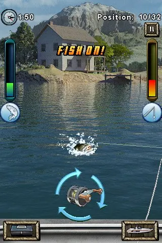 Скриншот 2 игры Bass Fishing Mania