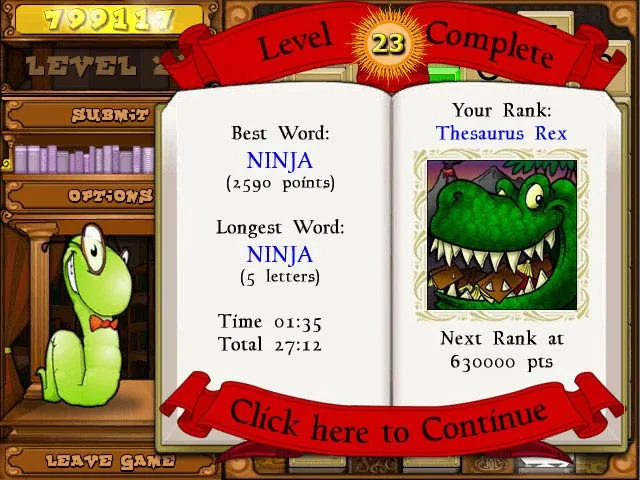 Скриншот 2 игры Bookworm Deluxe