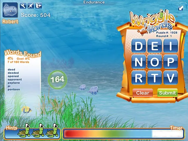 Скриншот 2 игры Wriggle Words
