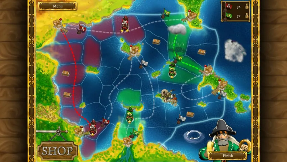 Скриншот 4 игры Pirates vs. Corsairs - Davy Jones' Gold