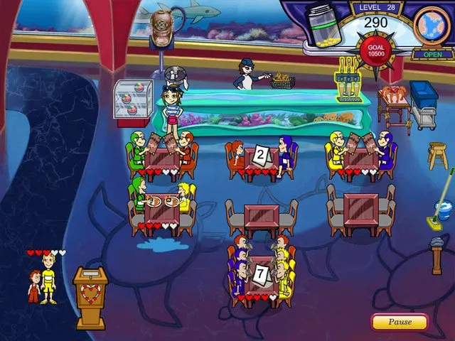 Скриншот 3 игры Diner Dash Flo on the Go