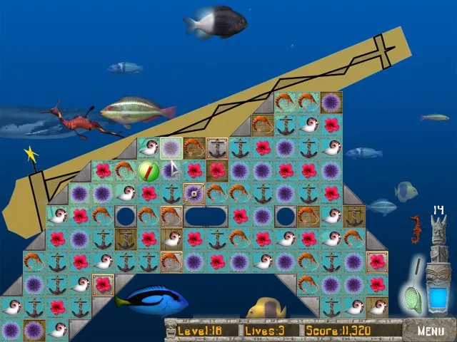 Скриншот 5 игры Big Kahuna Reef 2 - Chain Reaction
