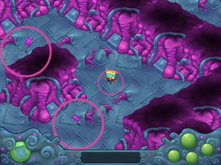 Скриншот 2 игры SpongeBob SquarePants Nighty Nightmare