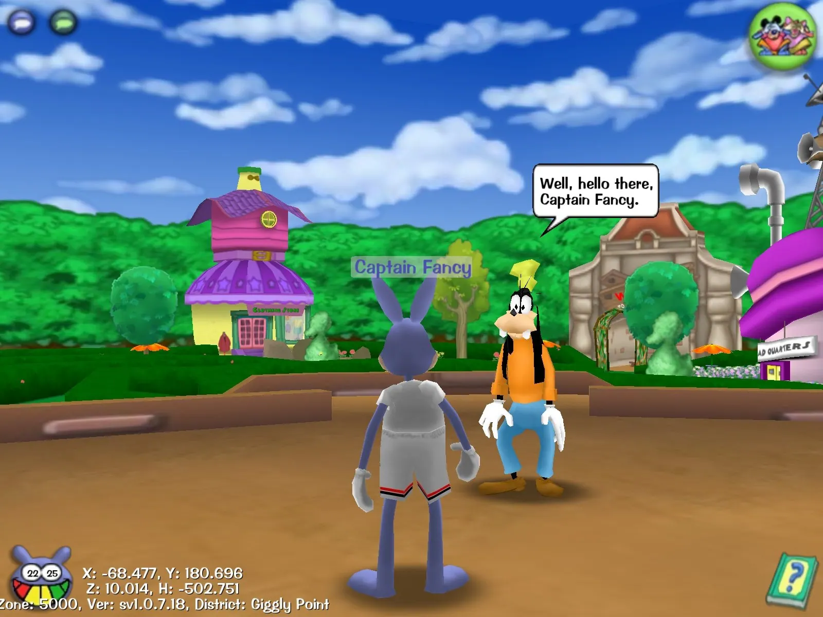 Скриншот 4 игры Disney's Toontown Online
