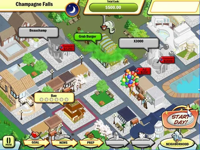 Скриншот 2 игры DinerTown Tycoon