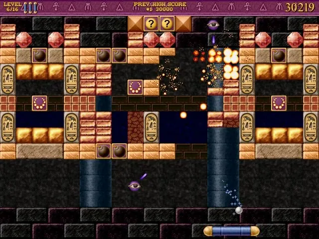 Скриншот 2 игры Bricks of Egypt 2