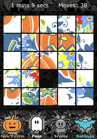 Скриншот 2 игры Spooky Halloween Puzzle