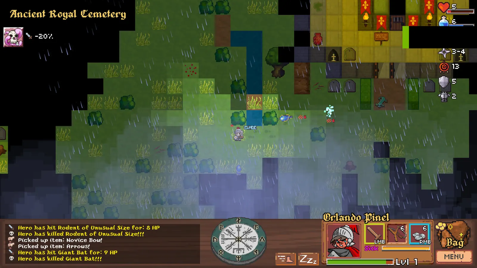 Скриншот 2 игры Paper Dungeons Crawler
