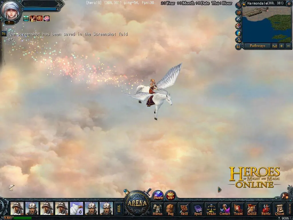 Скриншот 7 игры Heroes of Might and Magic Online