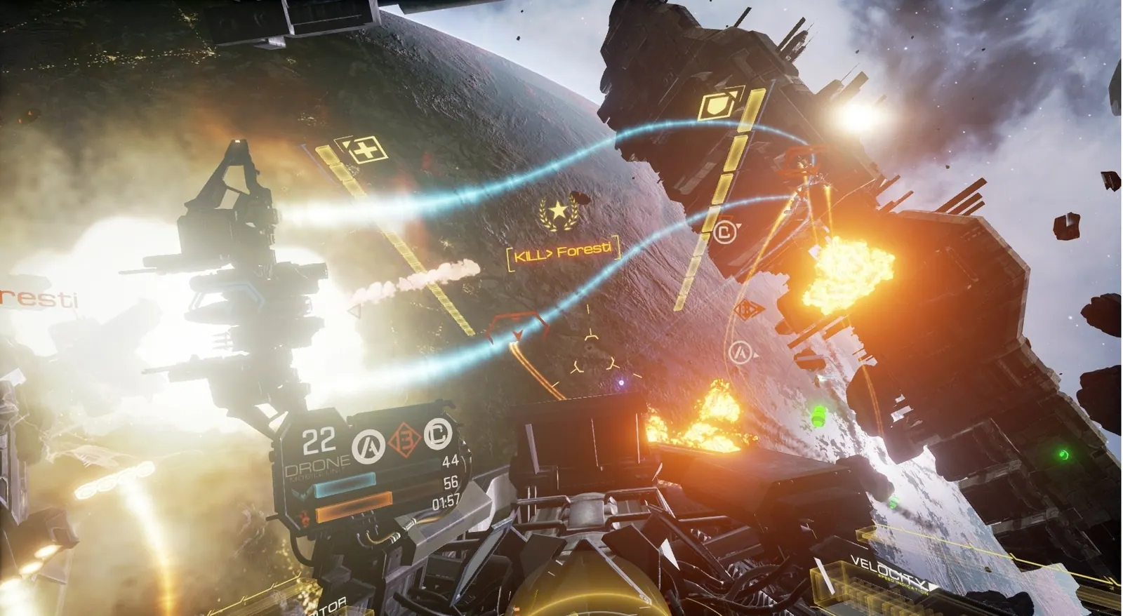 Скриншот 6 игры Eve: Valkyrie