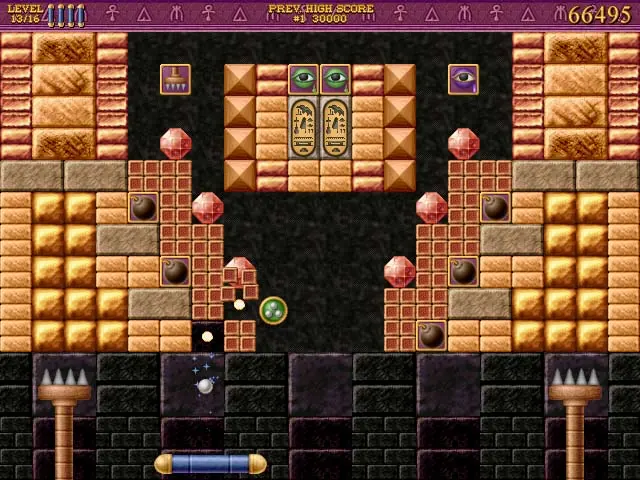 Скриншот 4 игры Bricks of Egypt 2