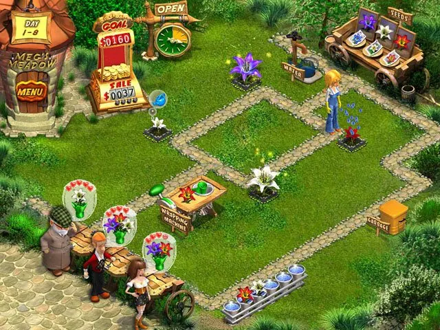 Скриншот 3 игры Flower Shop - Big City Break