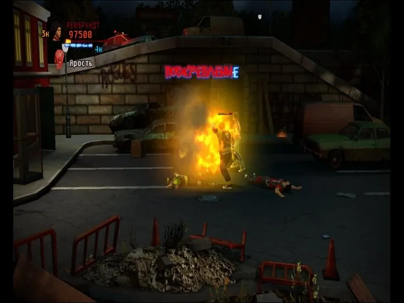 Скриншот 2 игры The Warriors: Street Brawl