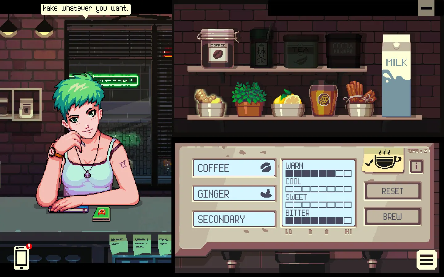 Скриншот 2 игры Coffee Talk