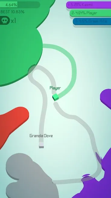 Скриншот 3 игры Paper.io 2