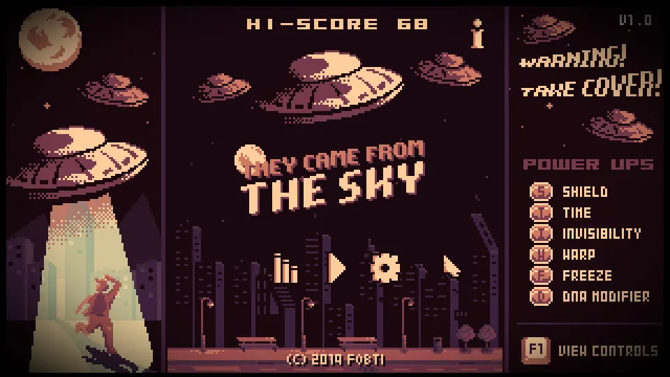 Скриншот 2 игры They Came From the Sky