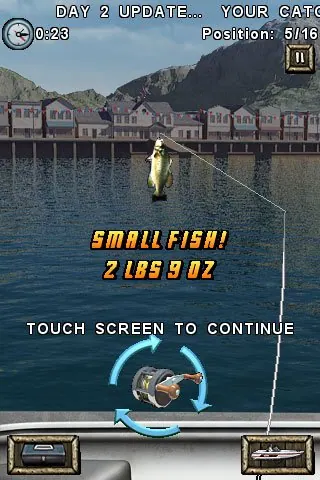 Скриншот 4 игры Bass Fishing Mania