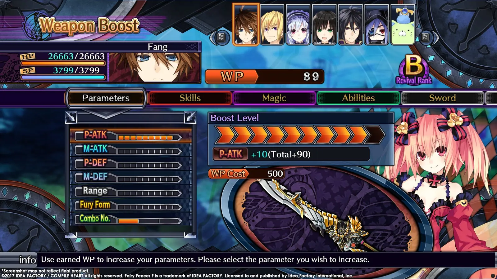 Скриншот 6 игры Fairy Fencer F: Advent Dark Force