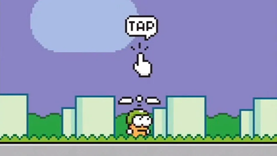 Скриншот 3 игры Swing Copters