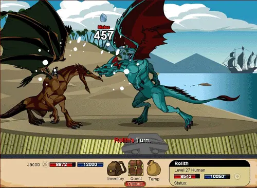 Скриншот 6 игры DragonFable