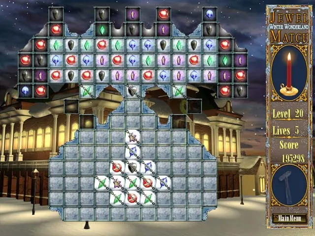 Скриншот 5 игры Jewel Match - Winter Wonderland