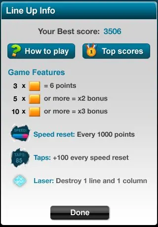 Скриншот 4 игры Line Up