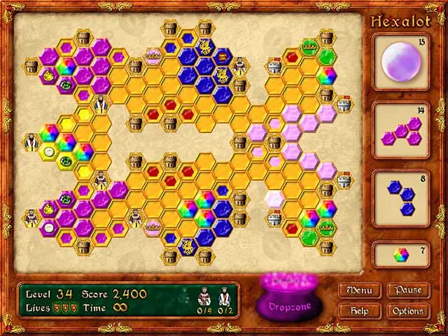 Скриншот 2 игры Hexalot