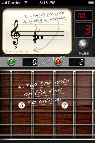 Скриншот 2 игры Sight Read Music Quiz
