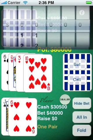 Скриншот 5 игры Advanced Texas Hold'em Poker